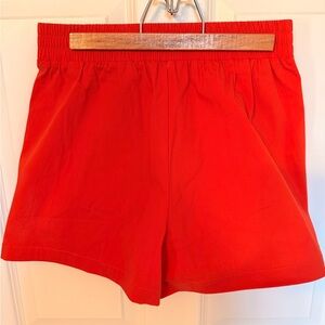 Good American Vibrant Red Shorts